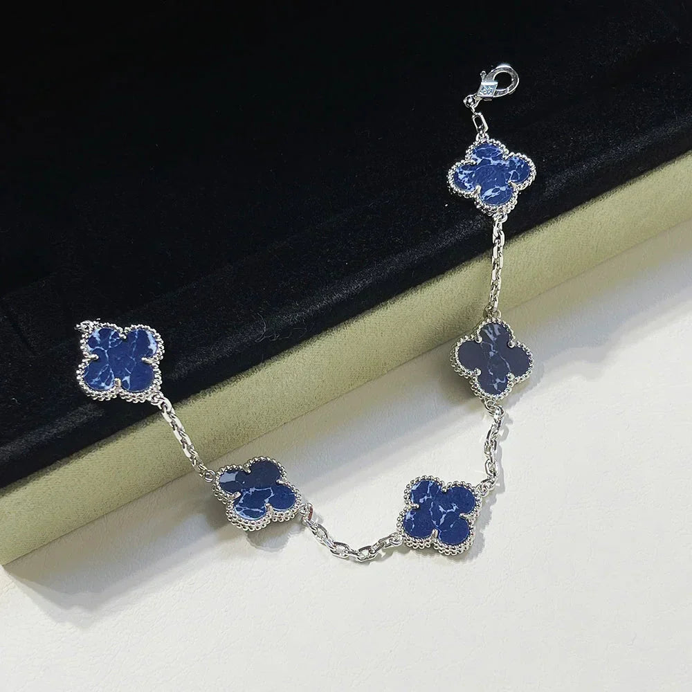 [Elowen jewelsry ]CLOVER 5 MOTIF PIETERSITE BRACELET COLLECTION