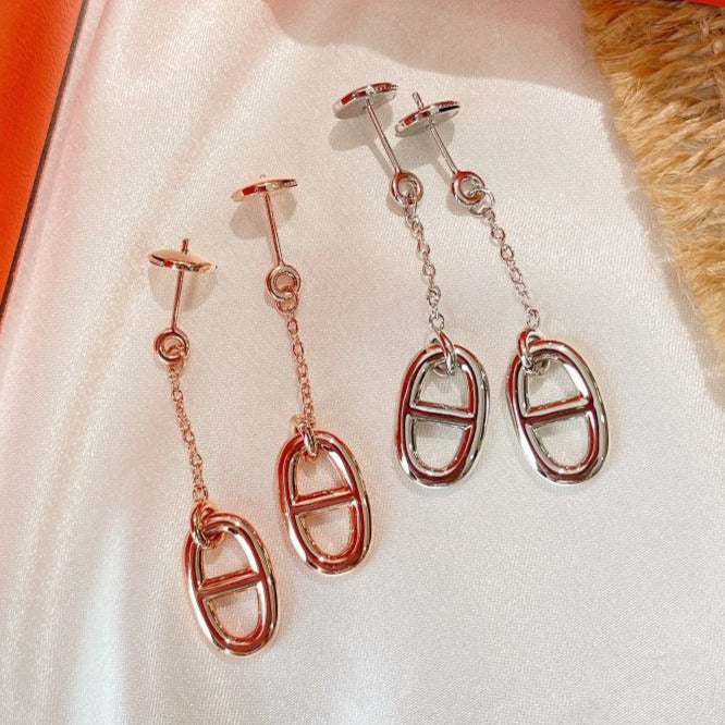 [Elowen jewelsry ]タッセルチェーンピアス