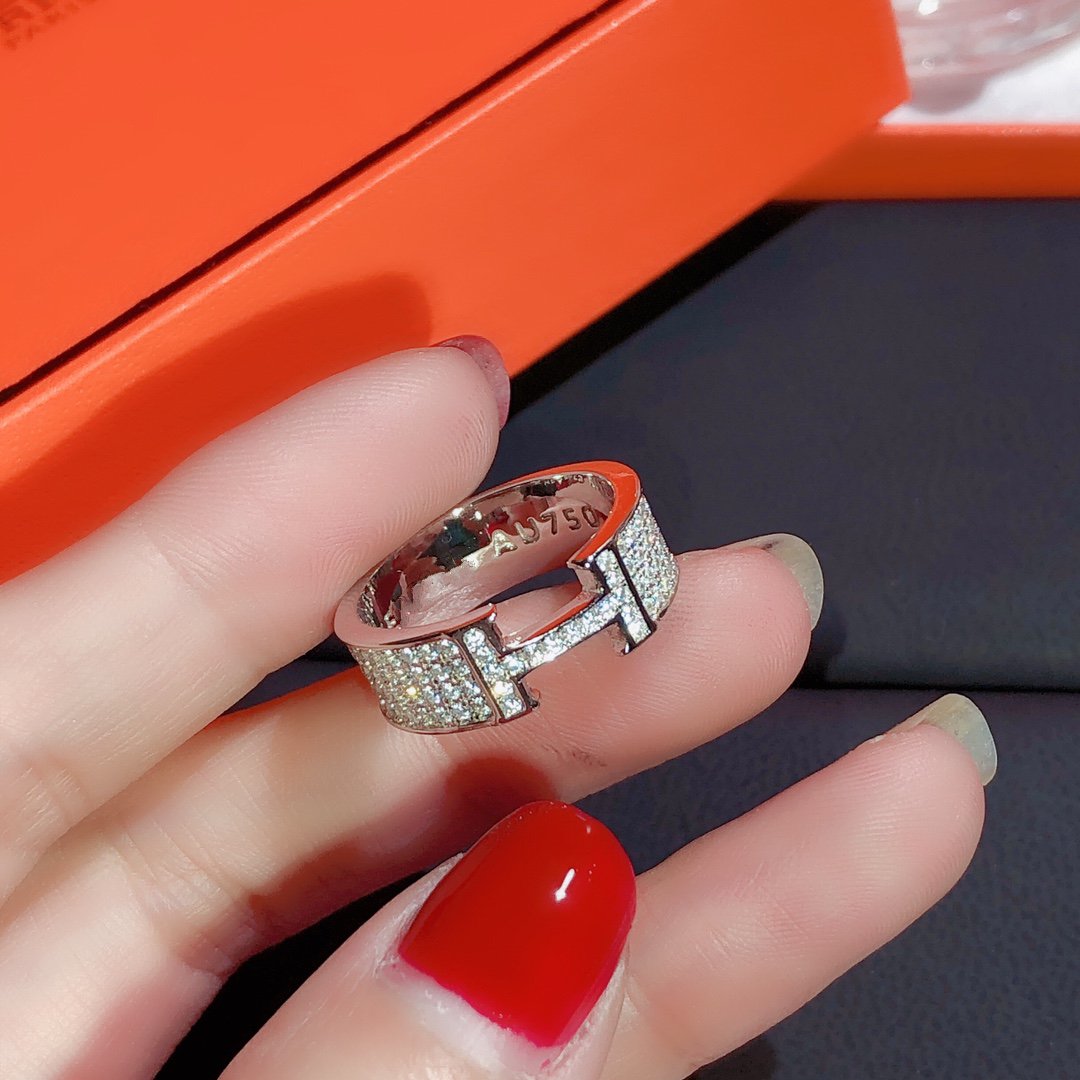 [Elowen jewelsry ]H RING FULL DIAMOND