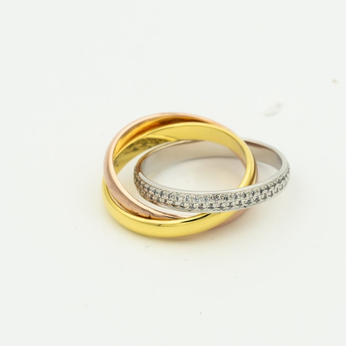 [Elowen jewelry ]トリニティリング ゴールド ピンクゴールド シルバー ダイヤモンド