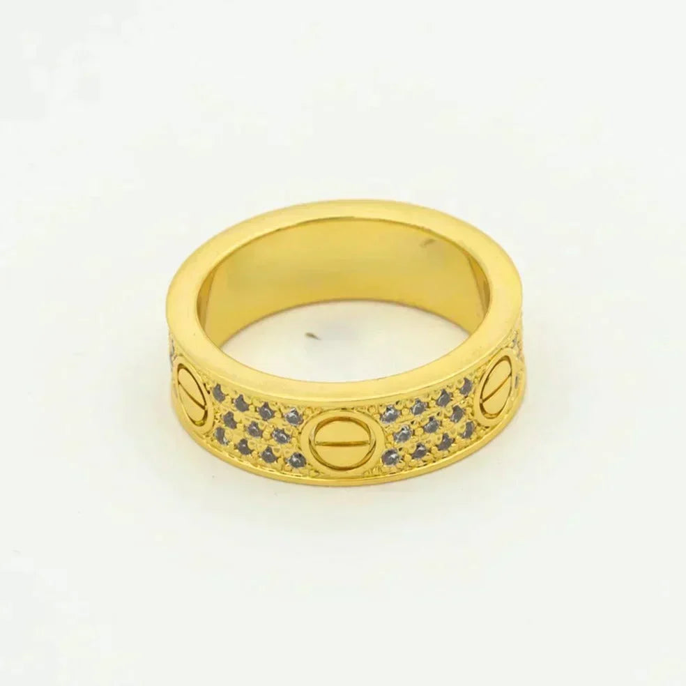[Elowen Schmuck] LOVE RING 5,5 MM MIT DIAMANT-PAVÉ