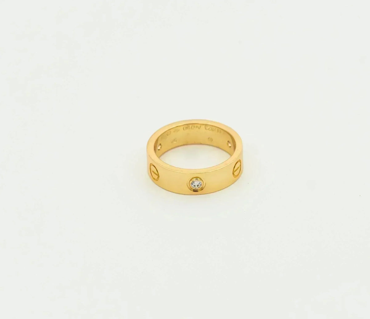 [Elowen Schmuck] LOVE RING 5,5MM 3 DIAMANTEN GOLD