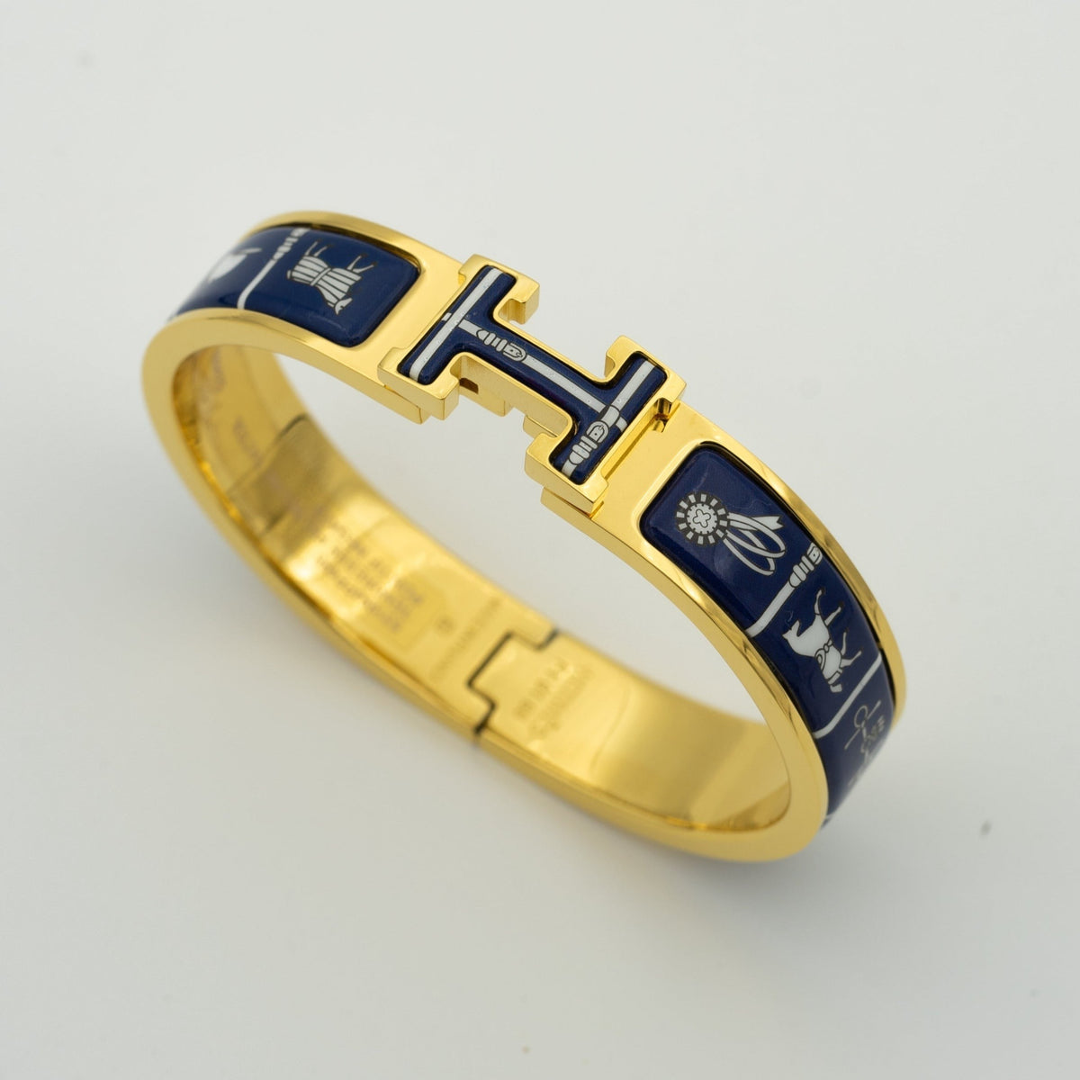 [Elowen jewelsry ]H BRACELET BLUE CERAMIC