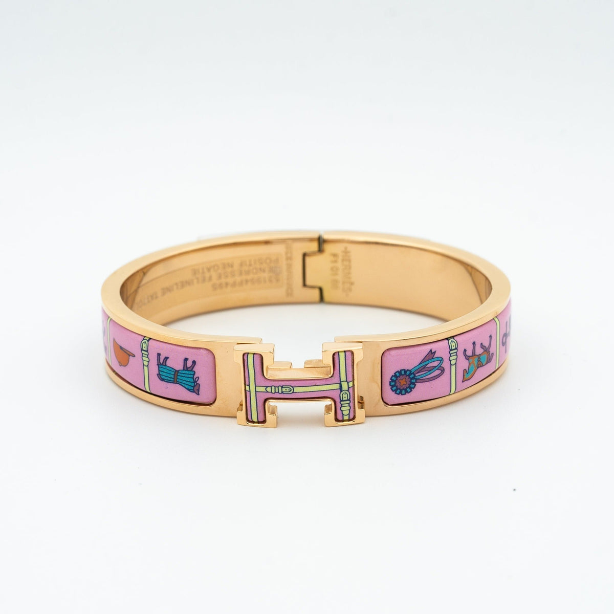[Elowen jewelsry ]H PINK GOLD BRACELET PINK CERAMIC