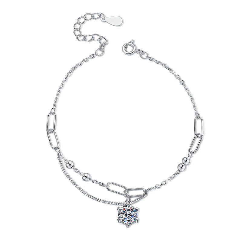 {
  "Elowen": "エロウェン",
  "CLASSIC SOLITAIRE MOISSANITE BRACELET": "クラシック ソリティア モアサナイト ブレスレット"
}