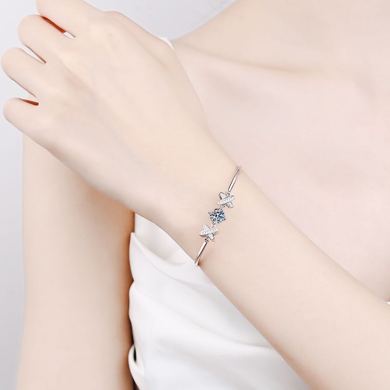 [Elowen]ELEGANT BOW-KNOT MOISSANITE BRACELET