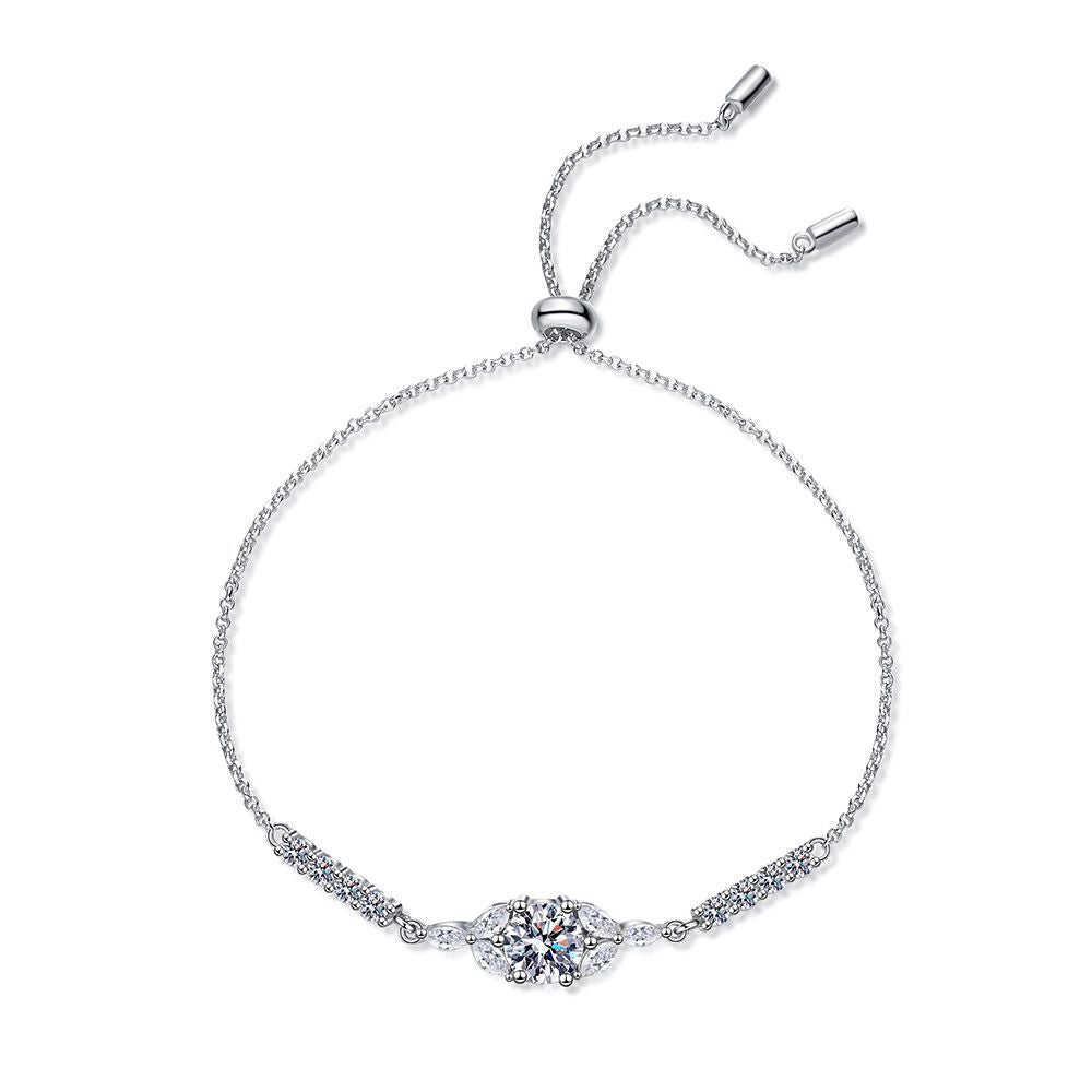 [Elowen]BLOOMING STAR-FLOWER MOISSANITE BRACELET