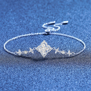 [Elowen]MARQUISE-CLOVER MOISSANITE BRACELET