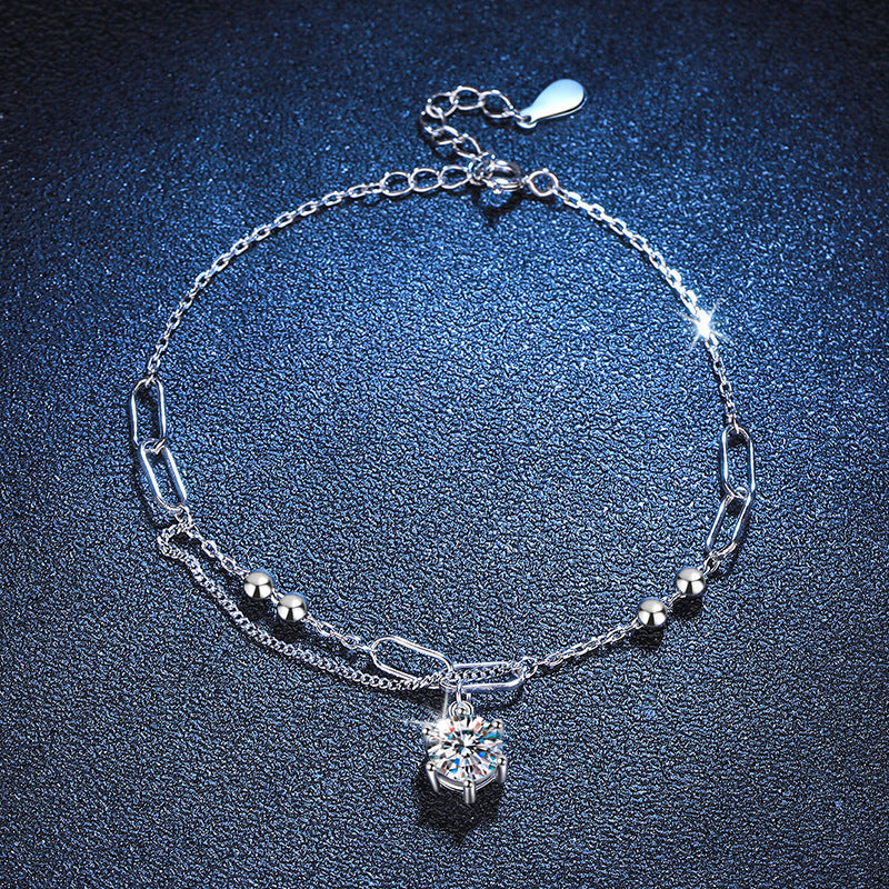 {
  "Elowen": "エロウェン",
  "CLASSIC SOLITAIRE MOISSANITE BRACELET": "クラシック ソリティア モアサナイト ブレスレット"
}
