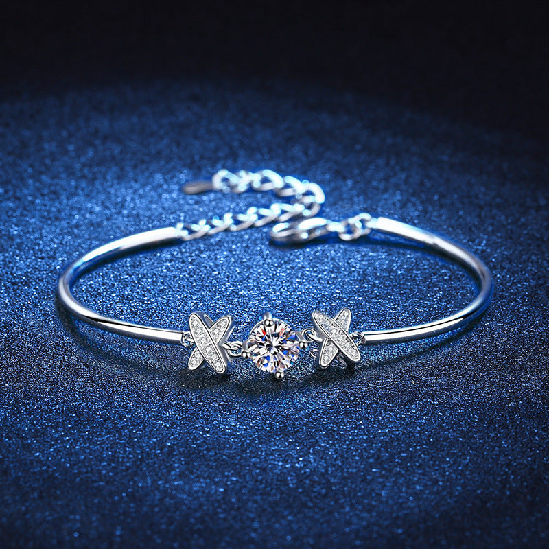 [Elowen]ELEGANT BOW-KNOT MOISSANITE BRACELET