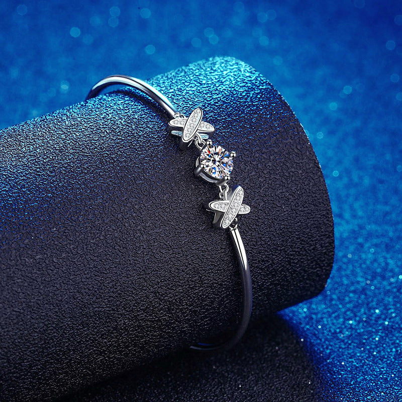 [Elowen]ELEGANT BOW-KNOT MOISSANITE BRACELET