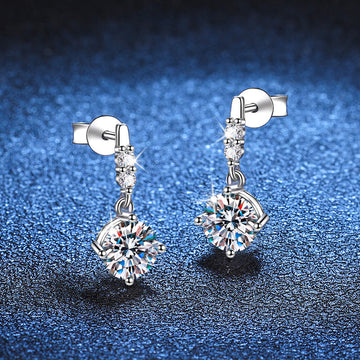 {"Elowen":"エロウェン"}DYNAMIC TASSEL MOISSANITE DROP EARRINGS:ダイナミックタッセル モアサナイト ドロップピアス
