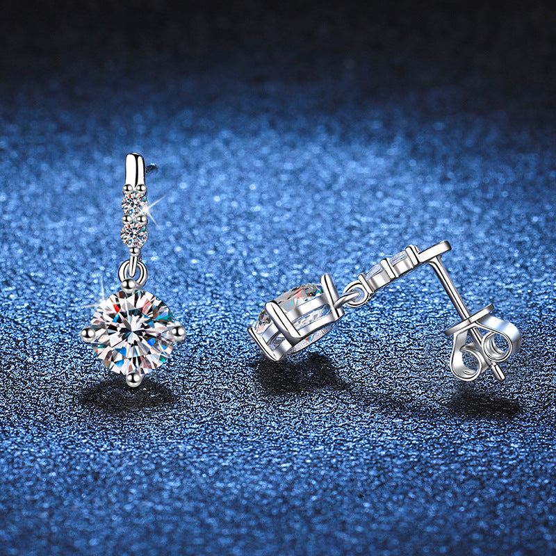 [Elowen]DYNAMIC TASSEL MOISSANITE DROP EARRINGS