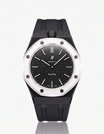 Silikonarmband & Gehäuse Royal Pop Ocho Negro (Farben anpassbar)