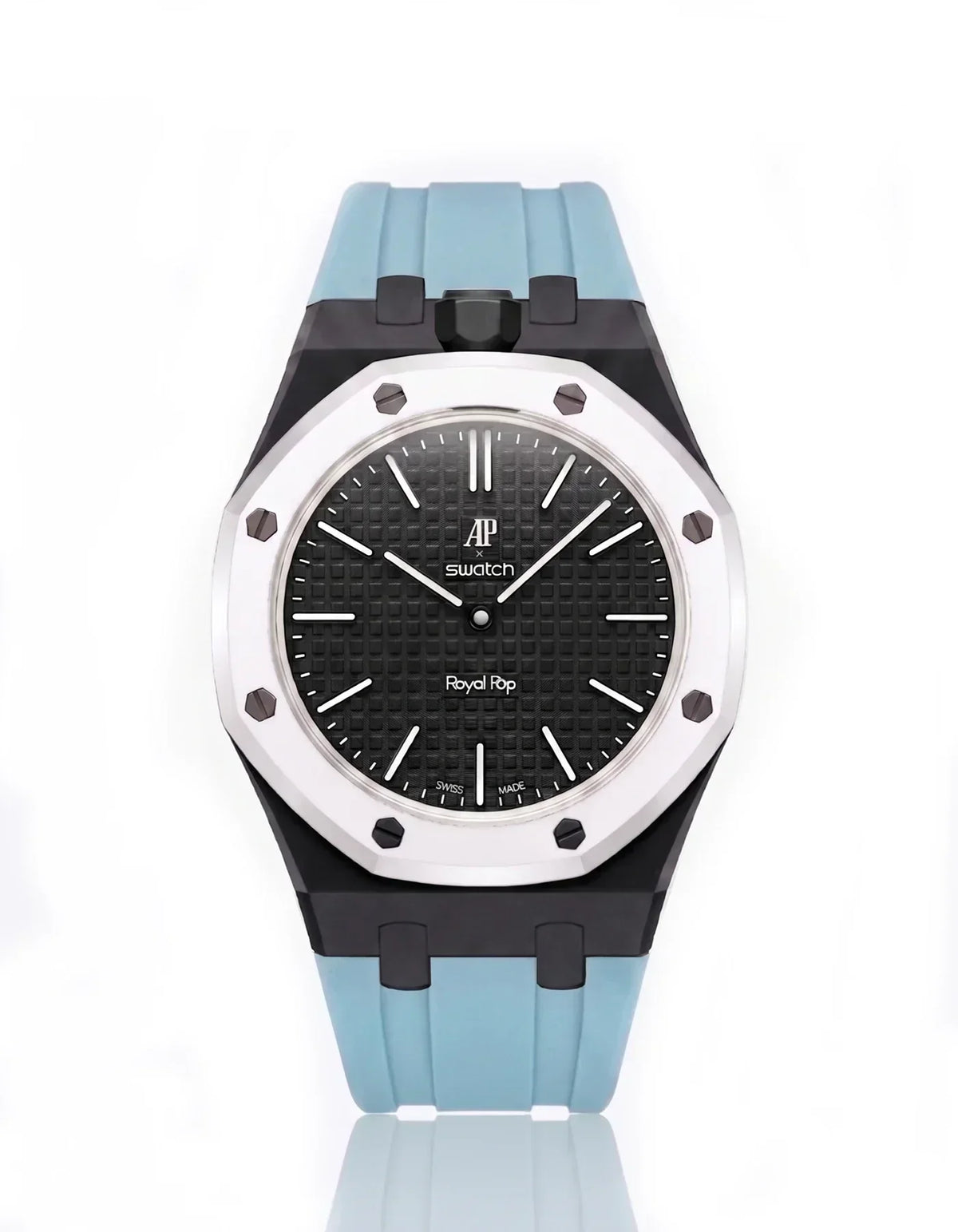 Silikonarmband & Gehäuse Royal Pop Ocho Negro (Farben anpassbar)