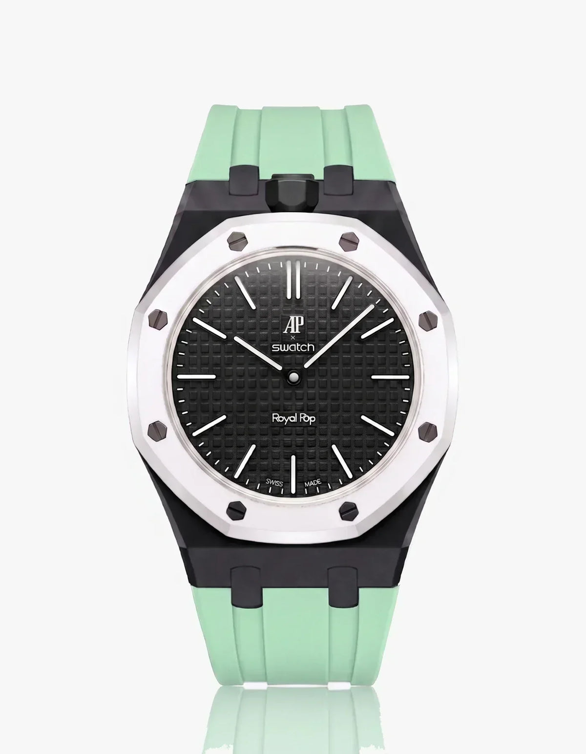 Silikonarmband & Gehäuse Royal Pop Ocho Negro (Farben anpassbar)