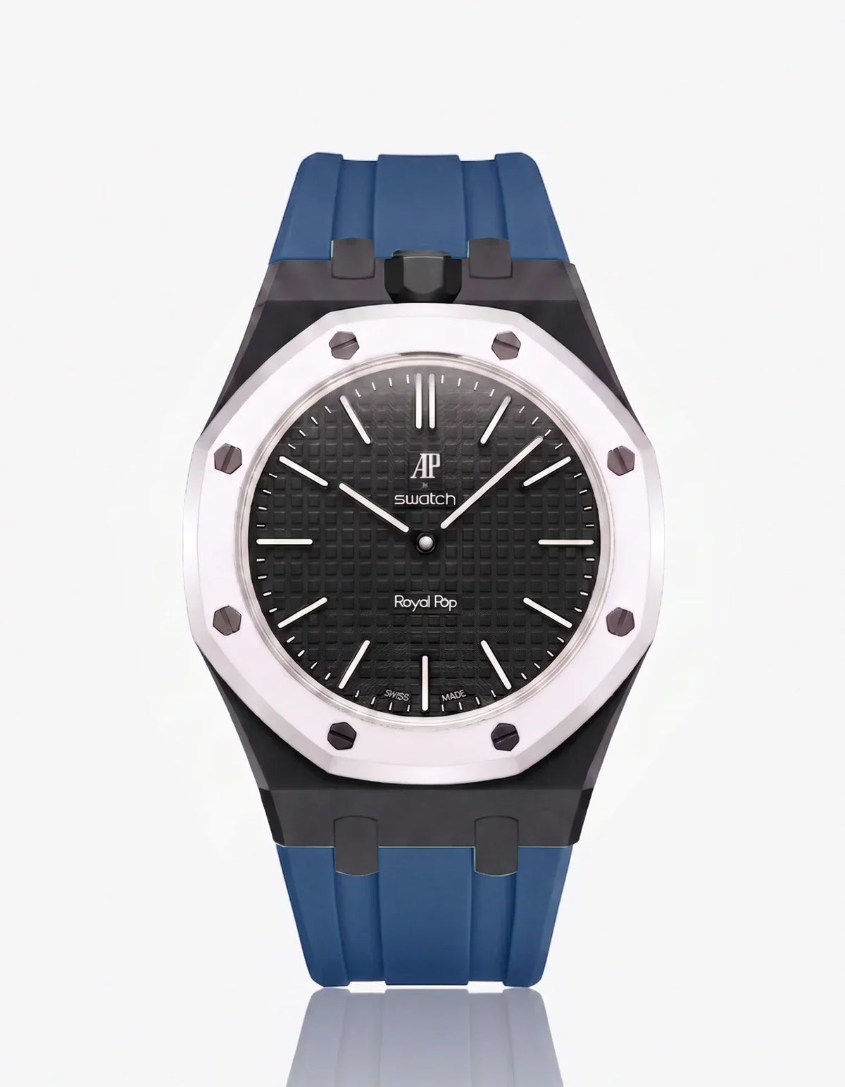Silikonarmband & Gehäuse Royal Pop Ocho Negro (Farben anpassbar)