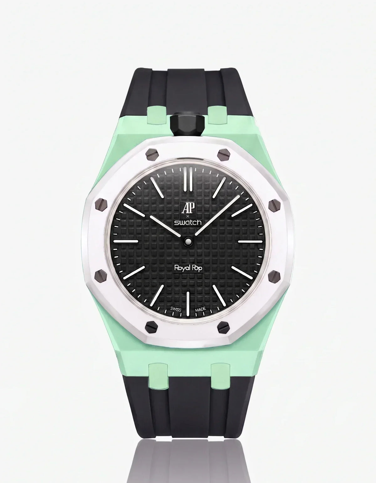 Silikonarmband & Gehäuse Royal Pop Ocho Negro (Farben anpassbar)