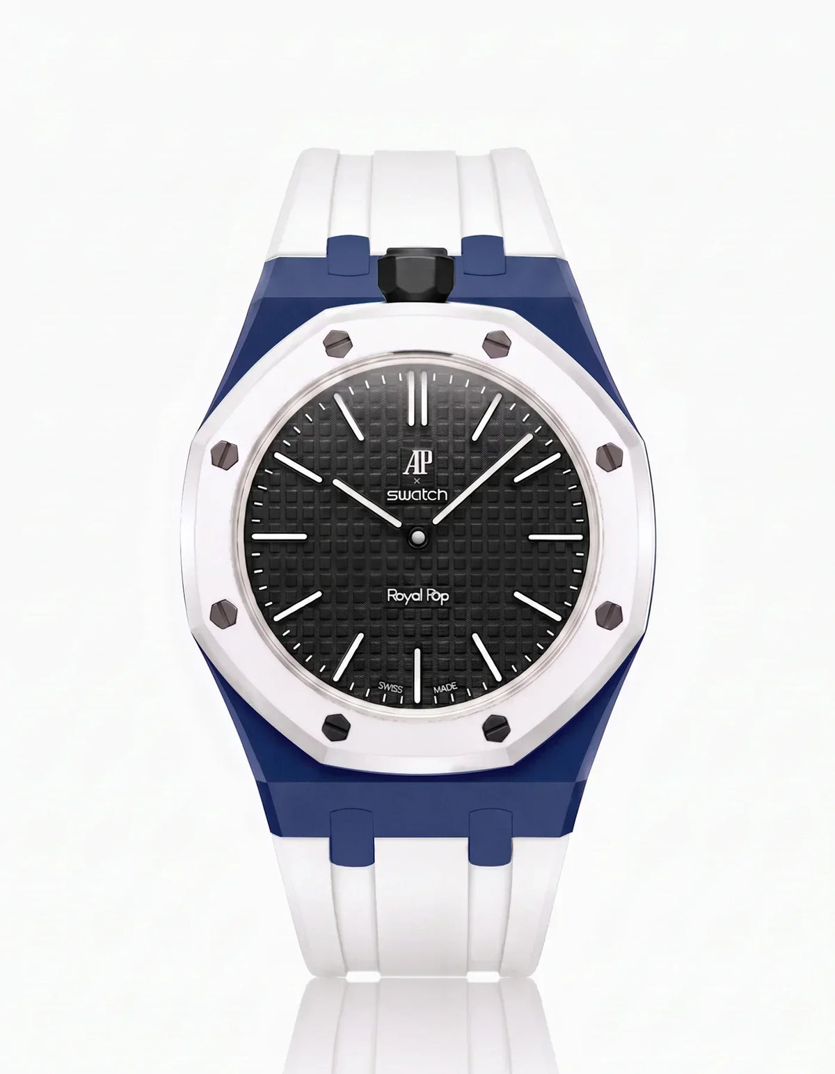 Silikonarmband & Gehäuse Royal Pop Ocho Negro (Farben anpassbar)