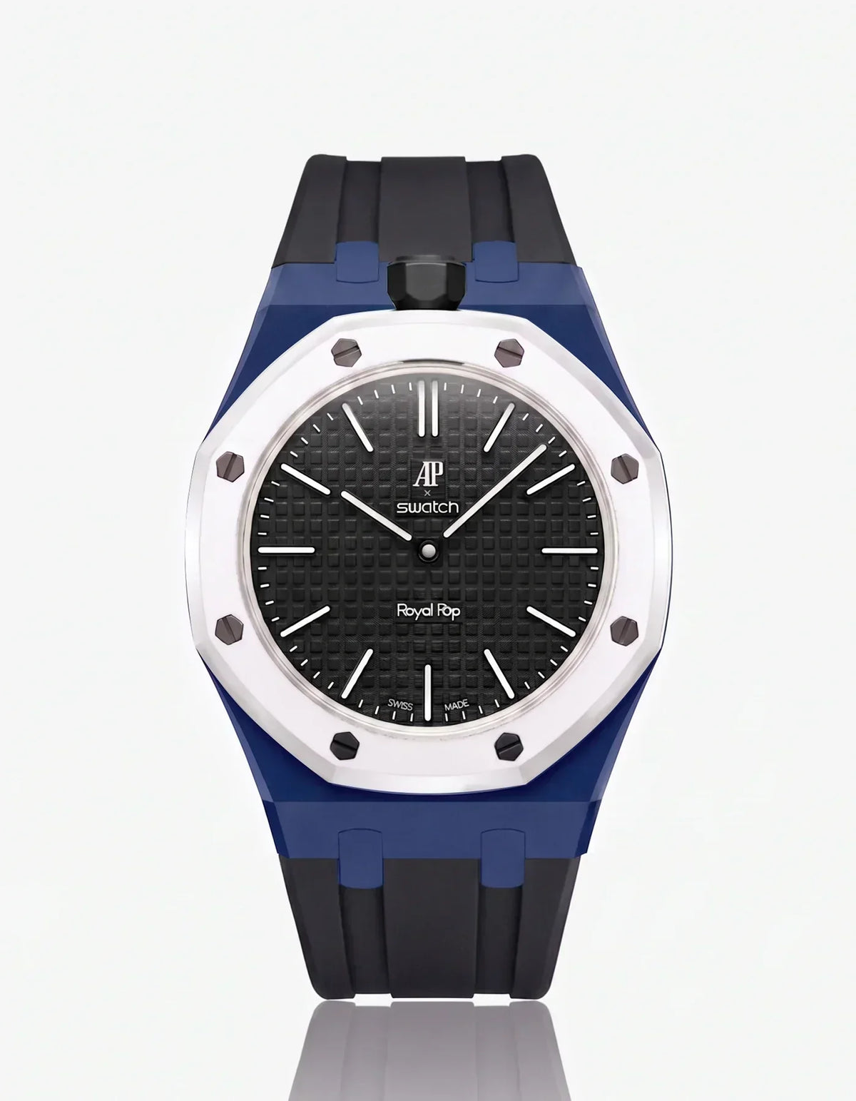 Silikonarmband & Gehäuse Royal Pop Ocho Negro (Farben anpassbar)