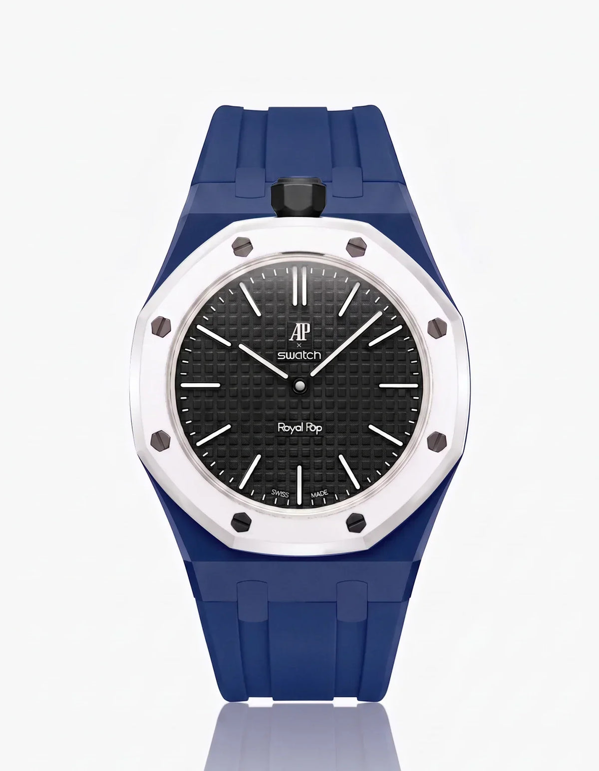 Silikonarmband & Gehäuse Royal Pop Ocho Negro (Farben anpassbar)