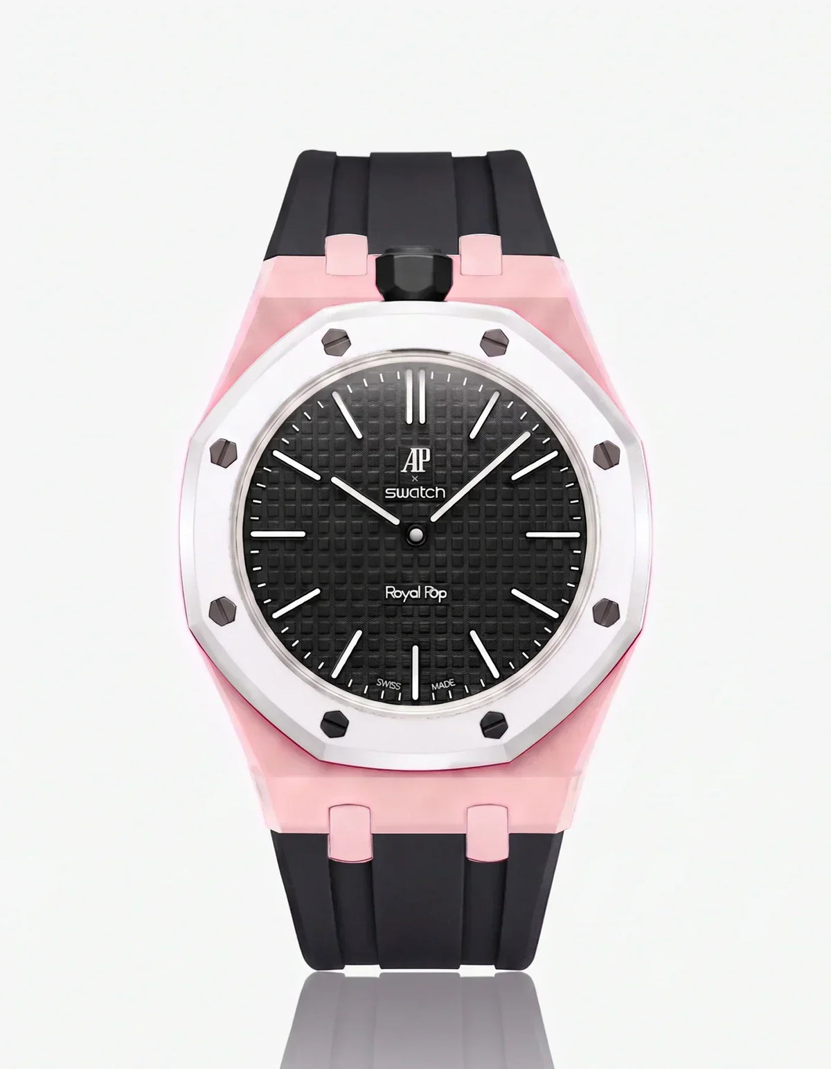 Silikonarmband & Gehäuse Royal Pop Ocho Negro (Farben anpassbar)