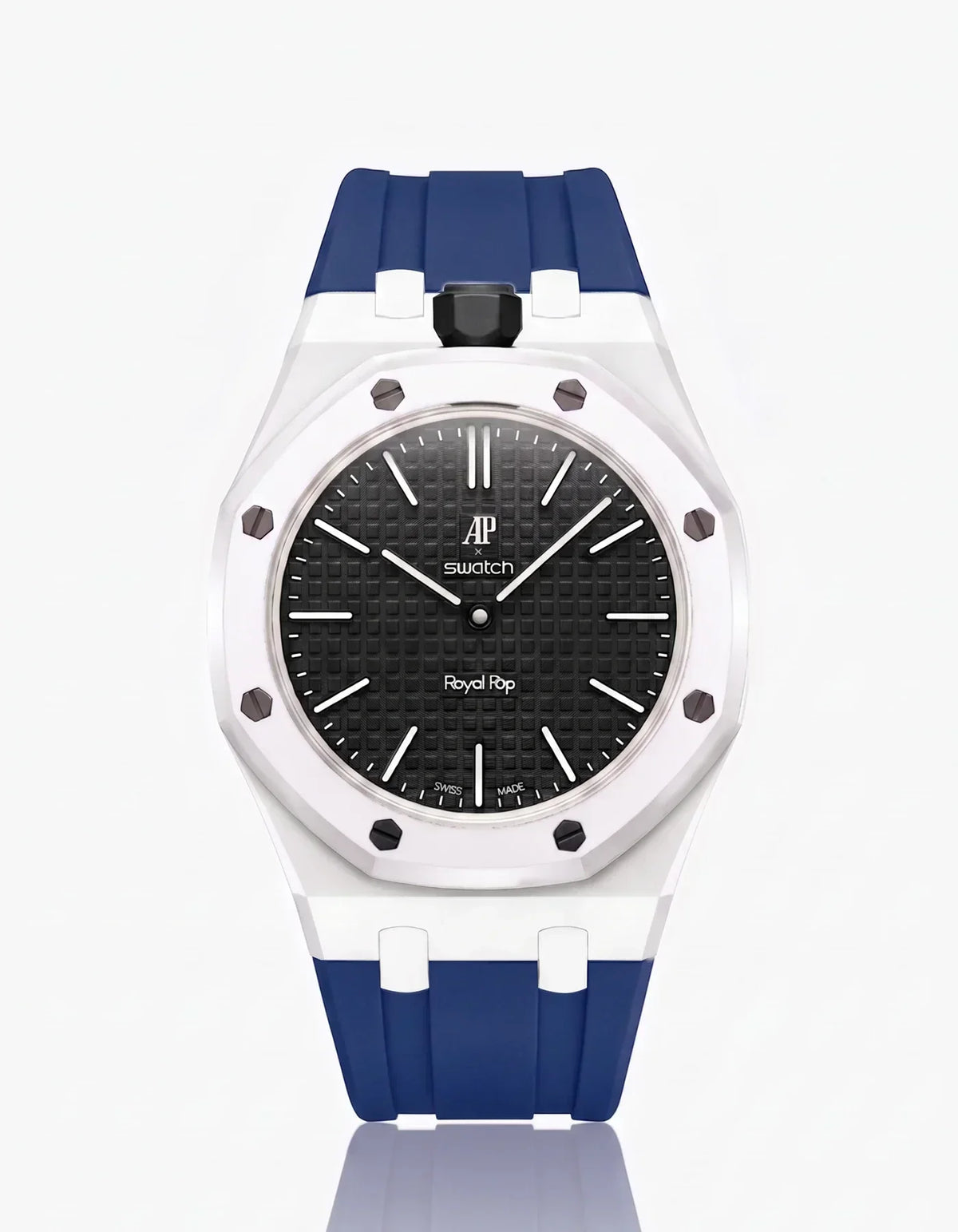 Silikonarmband & Gehäuse Royal Pop Ocho Negro (Farben anpassbar)
