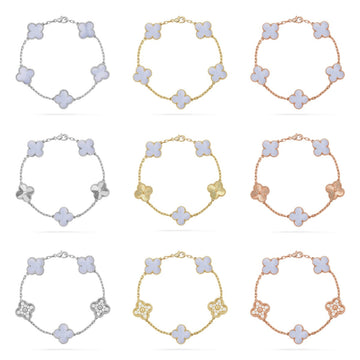 {
  "Elowen jewelsry": "Elowen ジュエリー",
  "CLOVER 5 MOTIF PURPLE CHALCEDONY BRACELET COLLECTION": "クローバー 5モチーフ パープルカルセドニー ブレスレットコレクション"
}