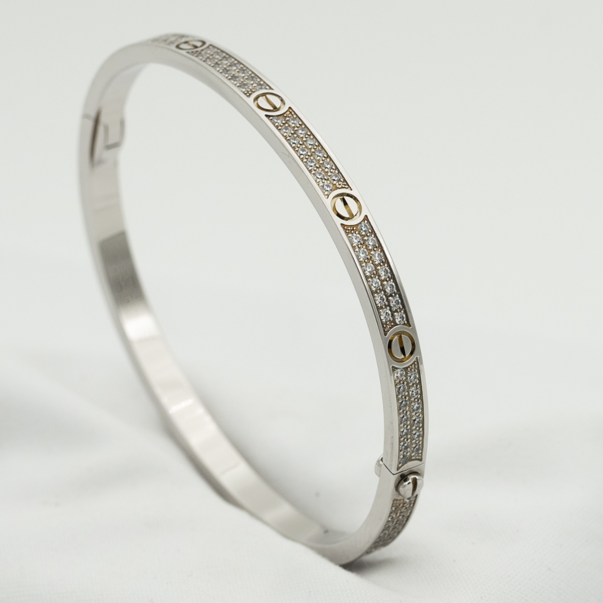 [Elowen Schmuck] LOVE ARMBAND 3,65 MM MIT DIAMANT-PAVÉ