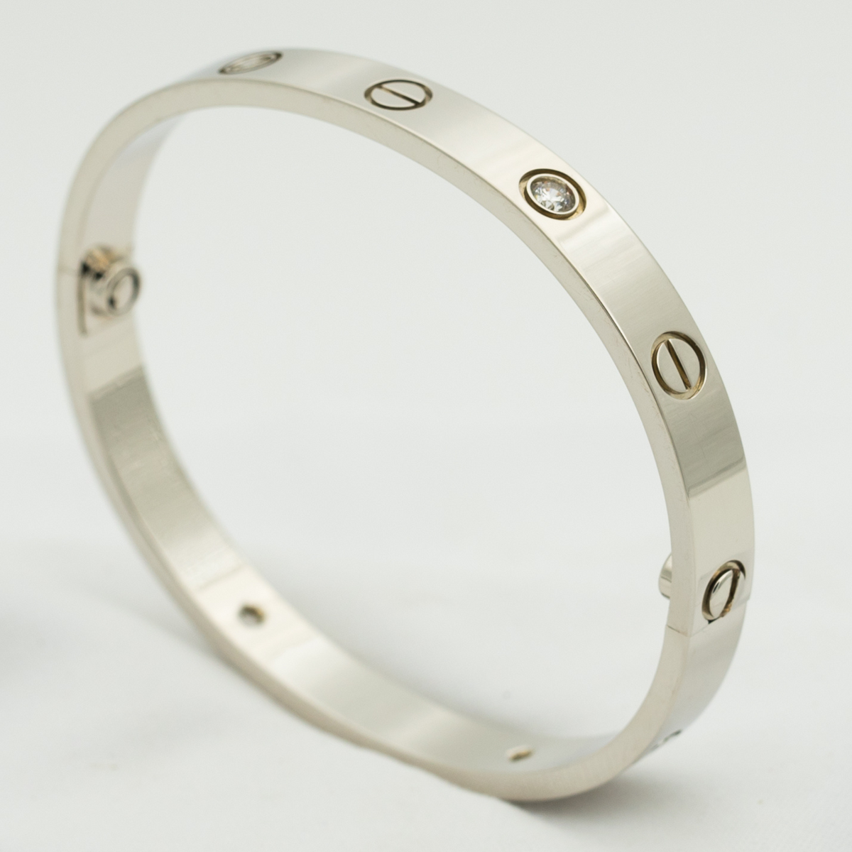 [Elowen jewelsry ]LOVE BRACELET 6.1MM 4 DIAMONDS