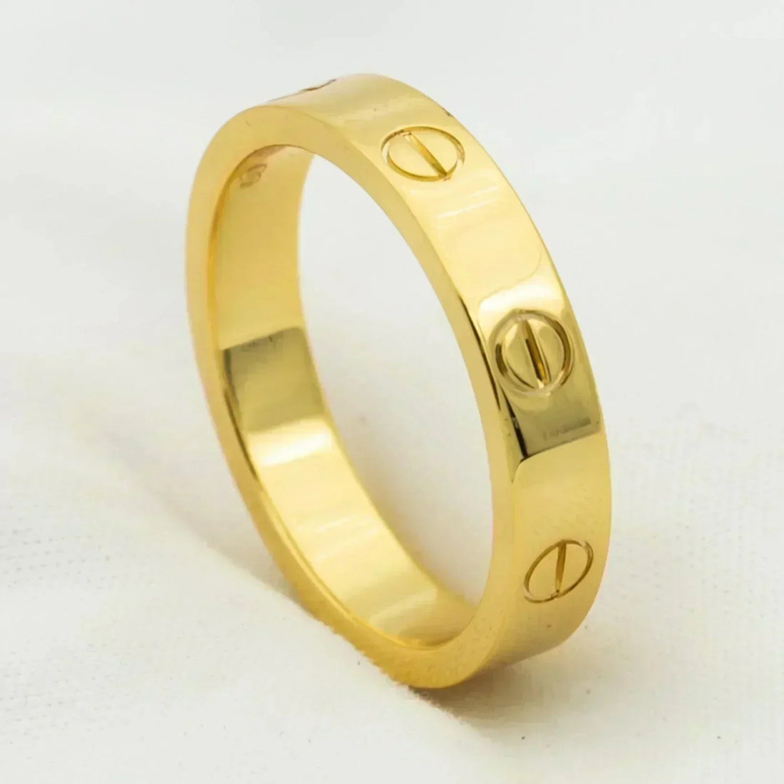 [Elowen jewelsry ]LOVE RING 4MM 1 DIAMOND GOLD