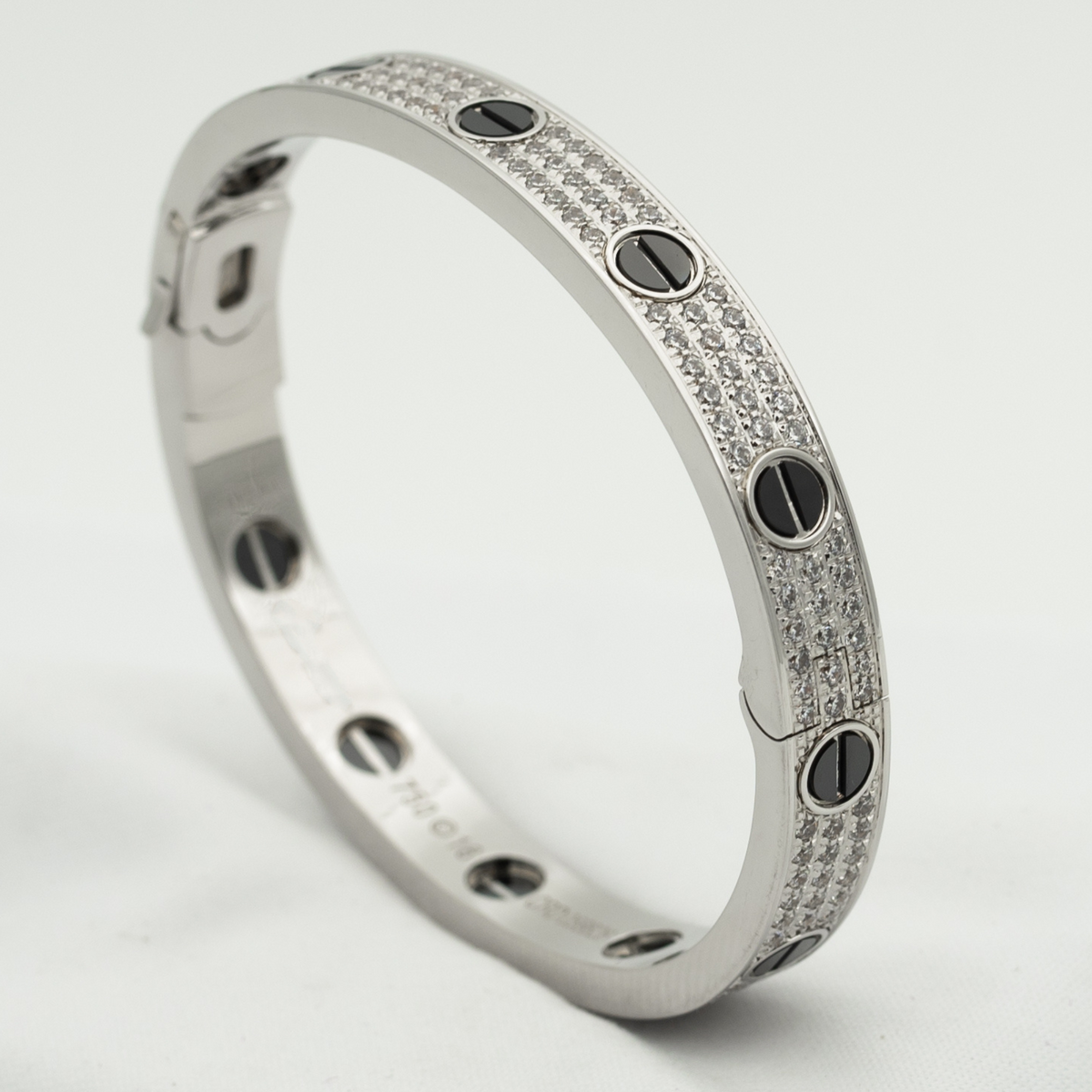 [Elowen jewelsry ]LOVE BRACELET 6.1MM DIAMOND-PAVED CERAMIC