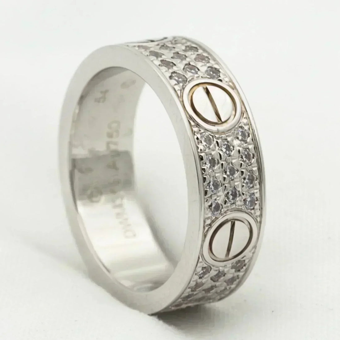 [Elowen jewelsry ]LOVE RING 5.5MM DIAMONDS PAVED