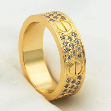 [Elowen Schmuck] LOVE RING 5,5 MM MIT DIAMANT-PAVÉ
