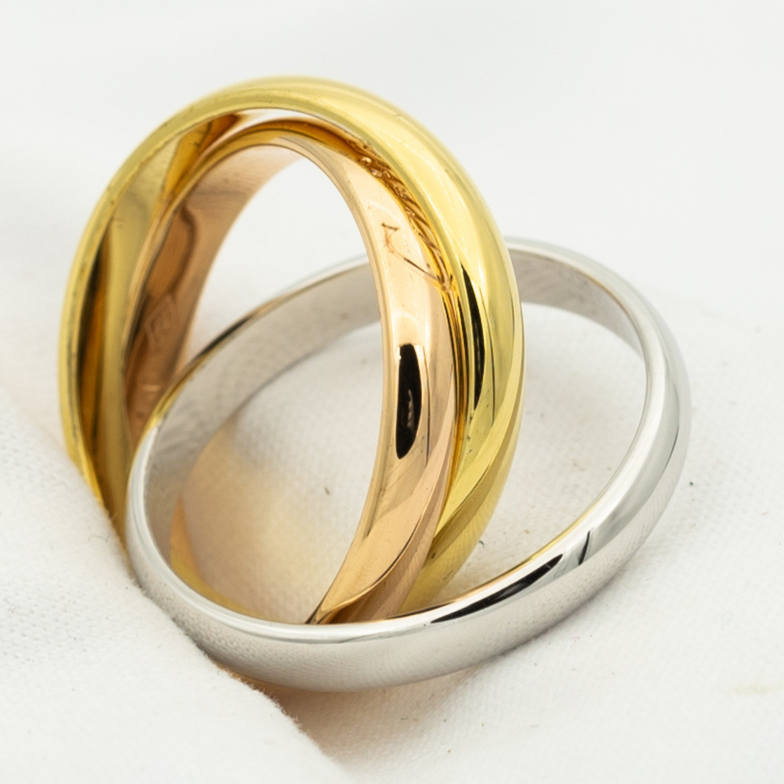 [Elowen jewelsry ]TRINITY RING GOLD PINK GOLD SILVER
