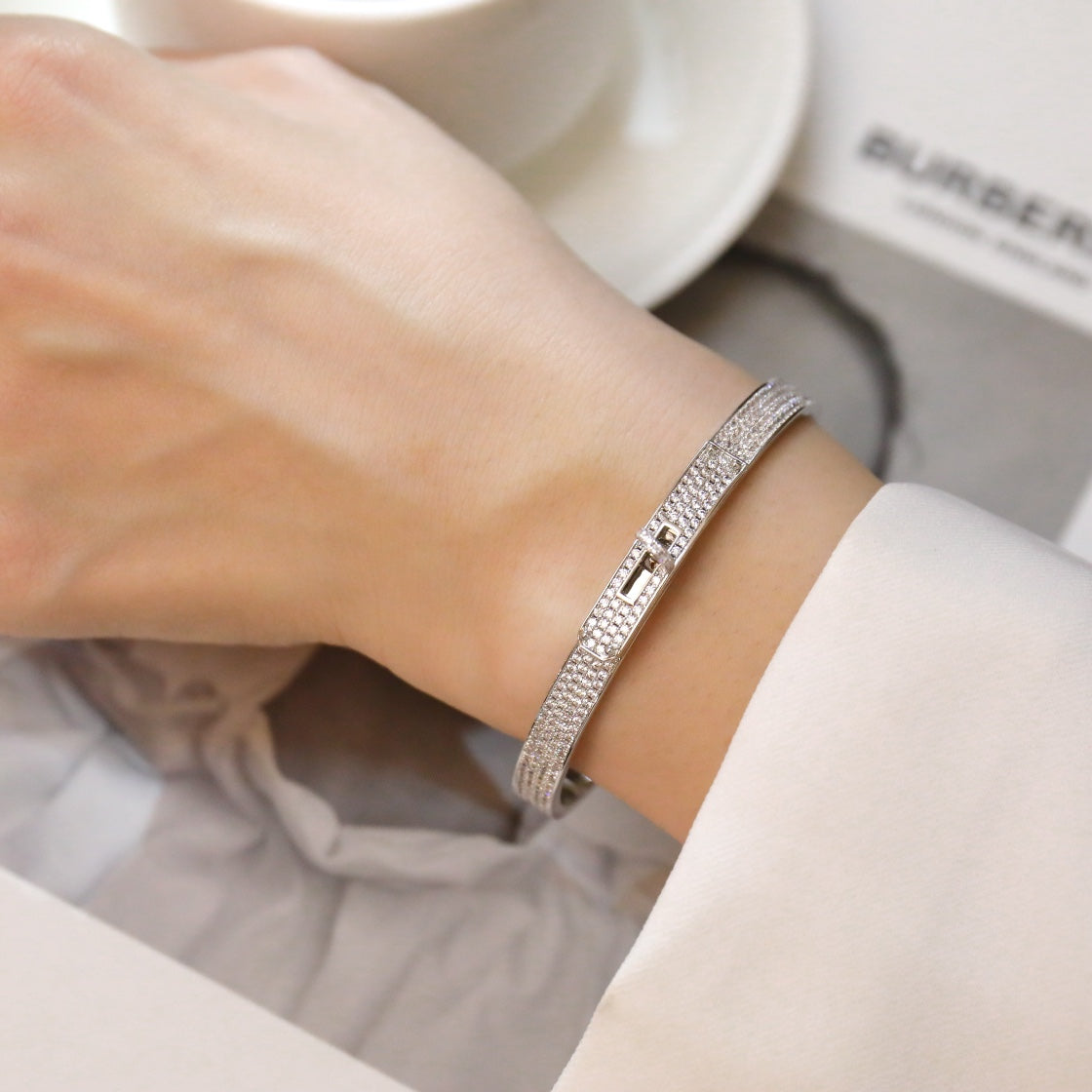 [Elowen jewelry] ケリー ブレスレット ダイヤモンドパヴェ