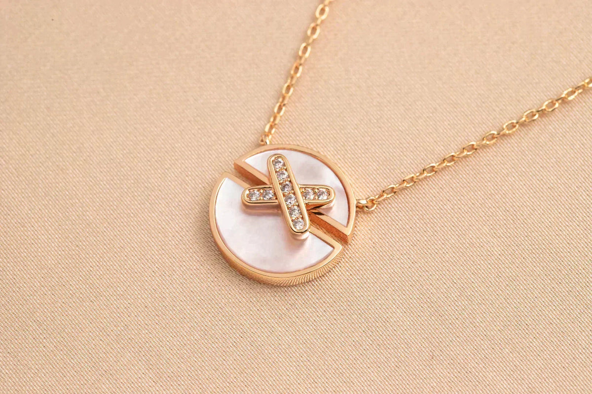[Elowen jewelsry ]DIAMANT-HALSKETTE IN ROSEGOLD