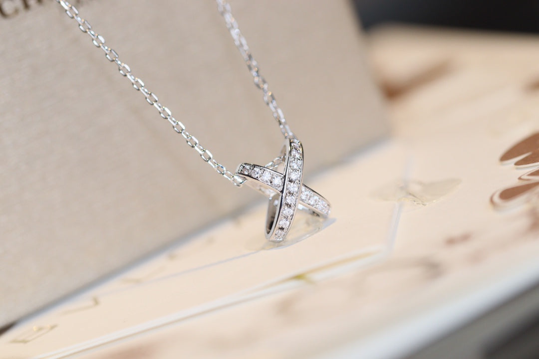 [Elowen Schmuck] DIAMANT-HALSKETTE JEUX