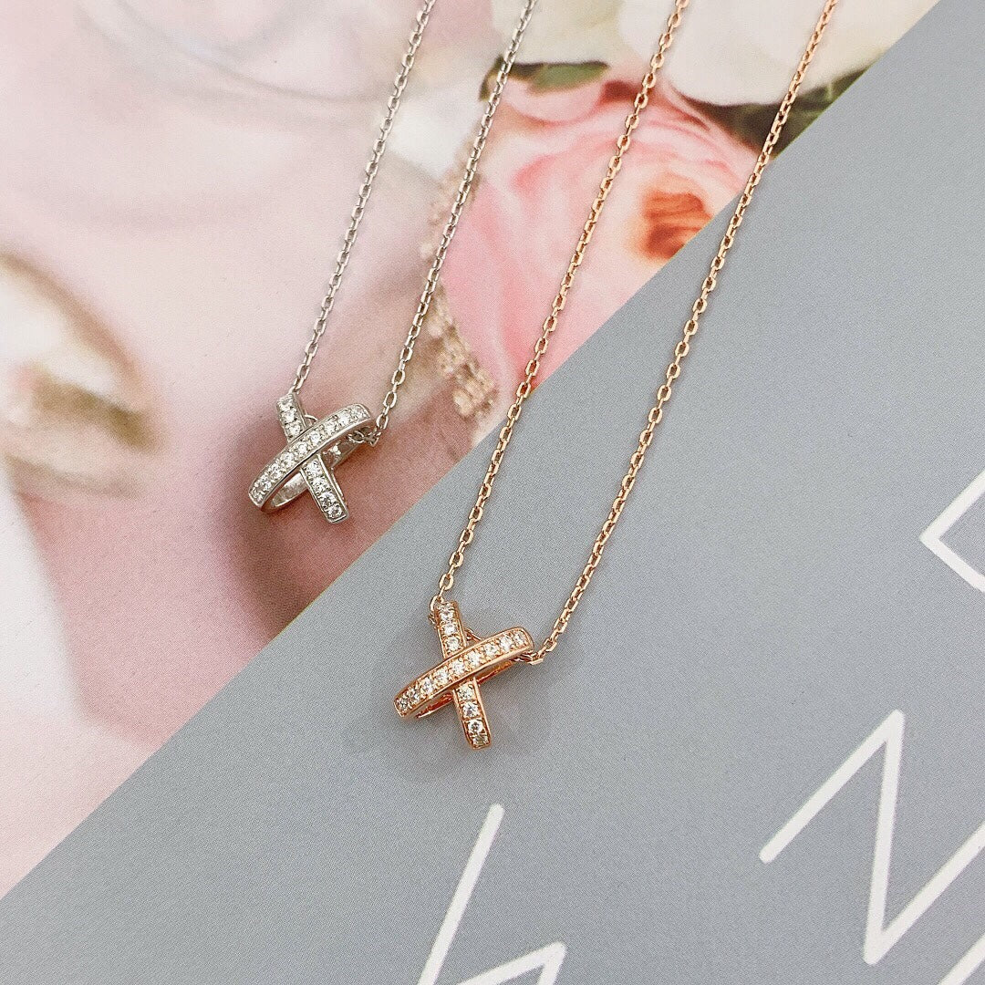 [Elowen Schmuck] DIAMANT-HALSKETTE JEUX