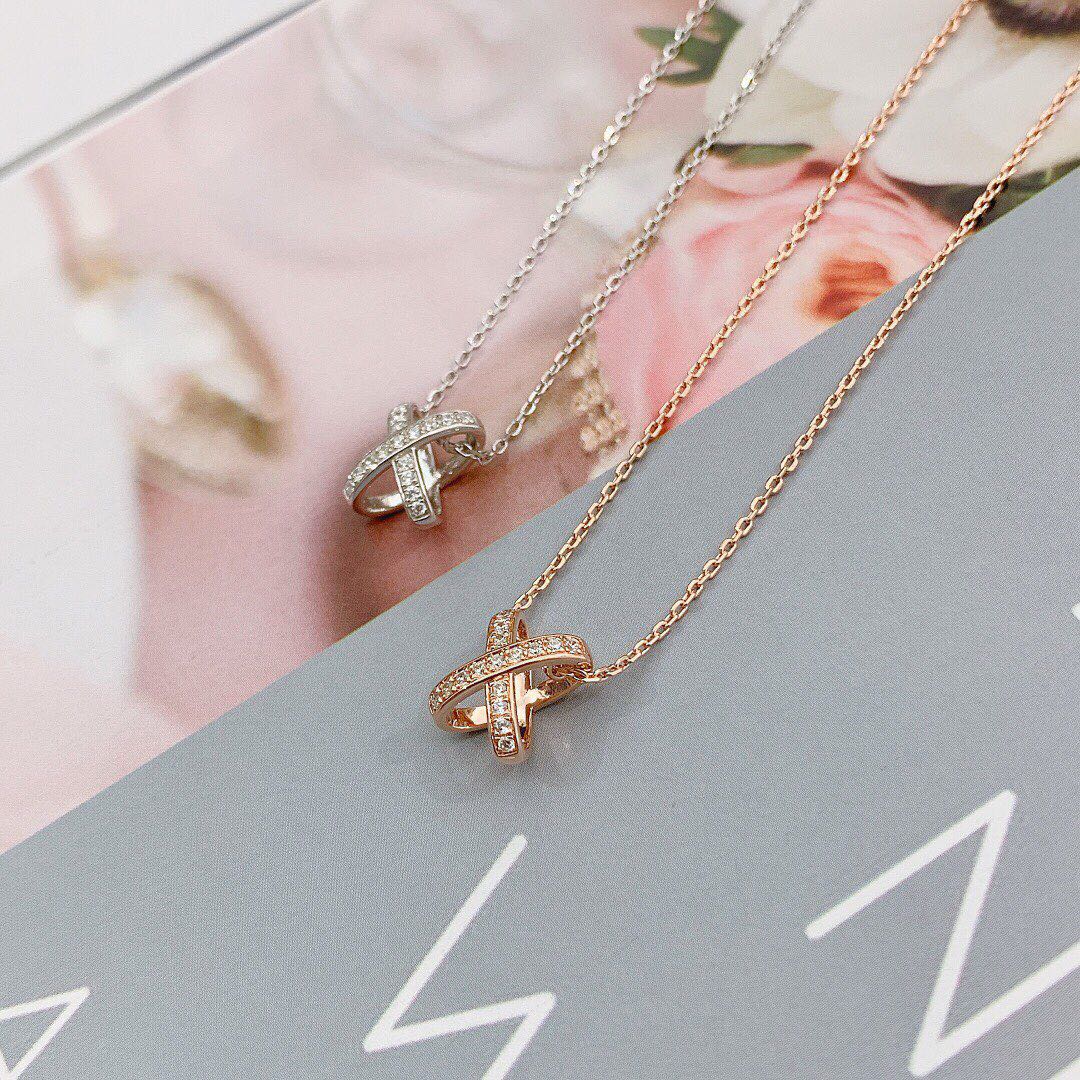 [Elowen jewelsry ]JEUX DE DIAMOND NECKLACE
