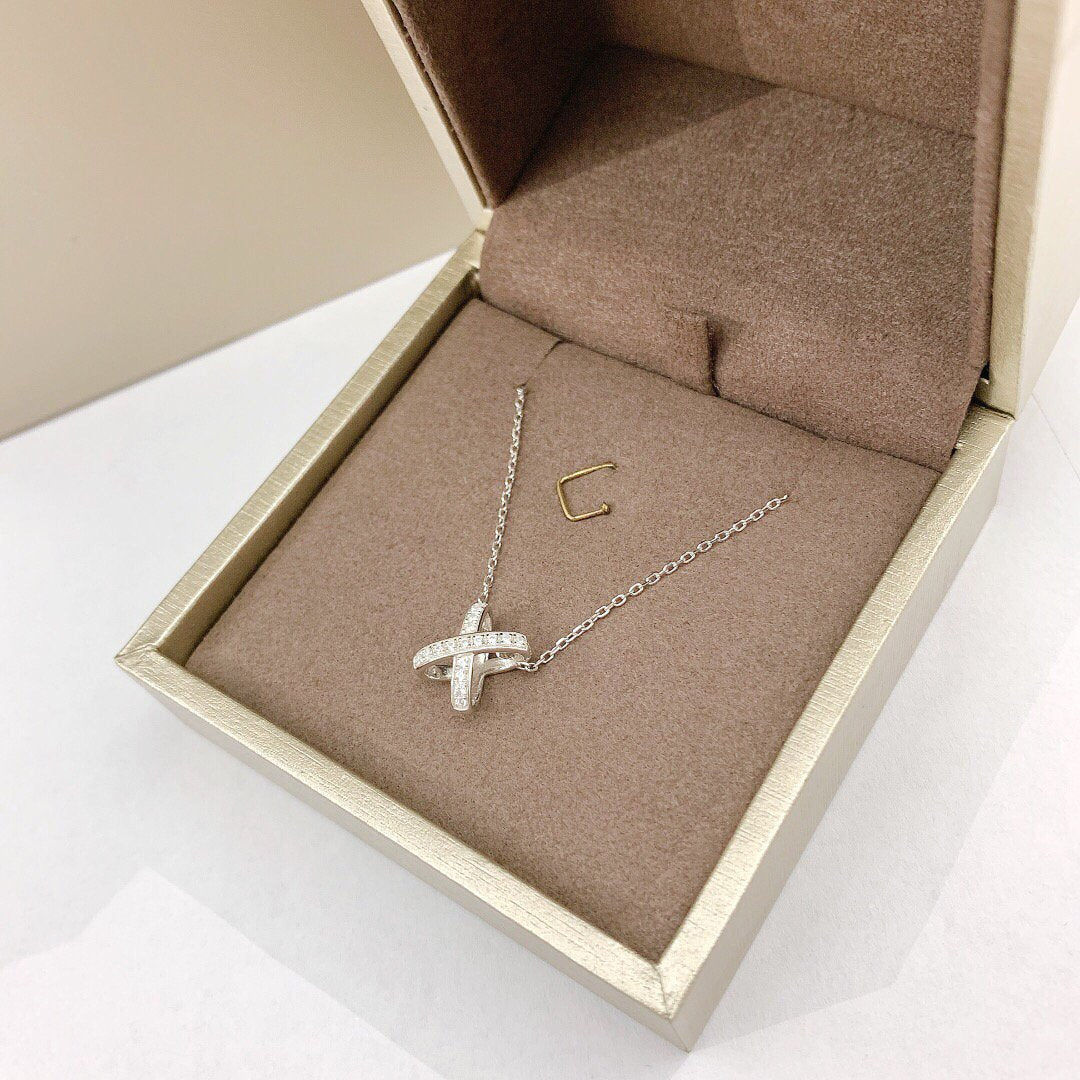 [Elowen Schmuck] DIAMANT-HALSKETTE JEUX