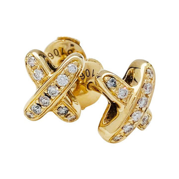 [Elowen jewelsry ]JEUX DE GOLD DIAMOND EARRINGS