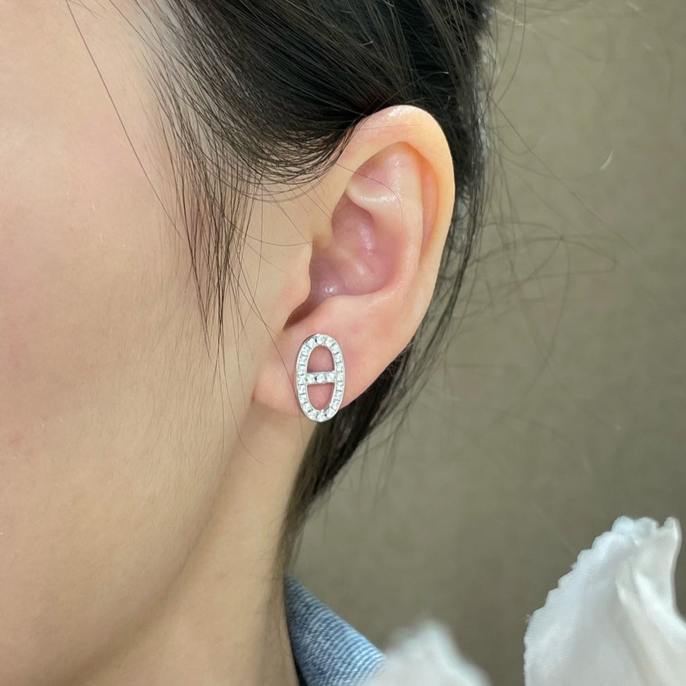 [Elowen Schmuck] HM VOLLBESATZTE DIAMANT-SCHWEINE-NASENSTECKER