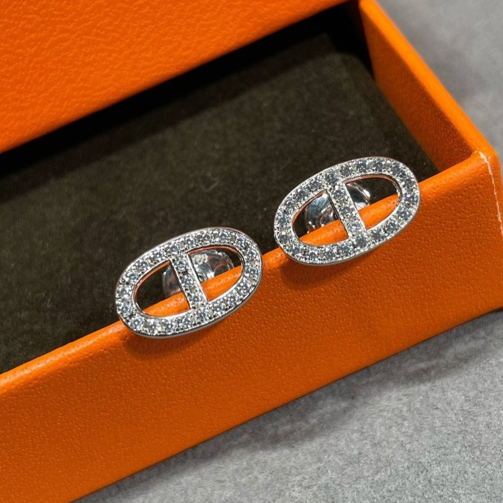[Elowen Schmuck] HM VOLLBESATZTE DIAMANT-SCHWEINE-NASENSTECKER