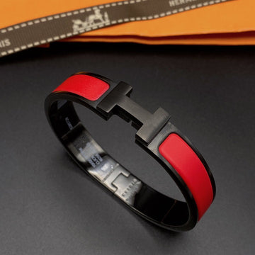 [Elowen Schmuck] CLIC H M SO ARMBAND SCHWARZ ROT
