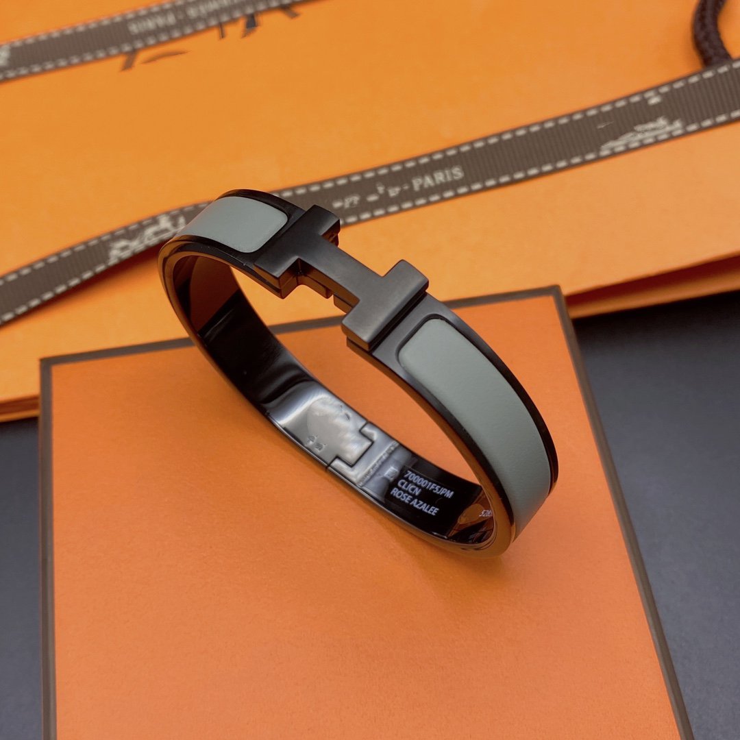 [Elowen Schmuck] CLIC HM SO SCHWARZ GRAU ARMBAND