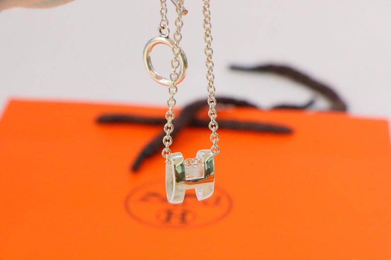 [Elowenジュエリー] HMネックレス Hレター オーバルシリーズ