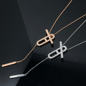 [Elowen Schmuck]HM HALSKETTE PLATIN ROSÉGOLD DIAMANT