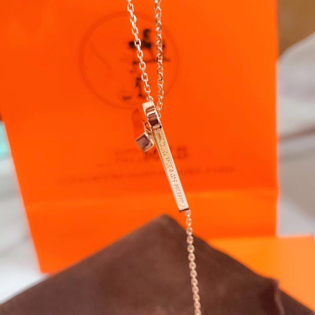 [Elowen Schmuck]HM HALSKETTE PLATIN ROSÉGOLD DIAMANT