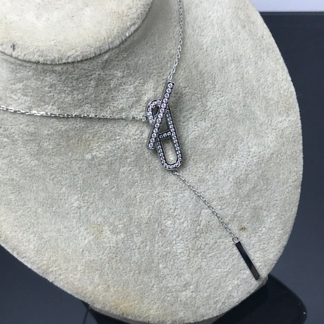 [Elowen Schmuck]HM HALSKETTE PLATIN ROSÉGOLD DIAMANT